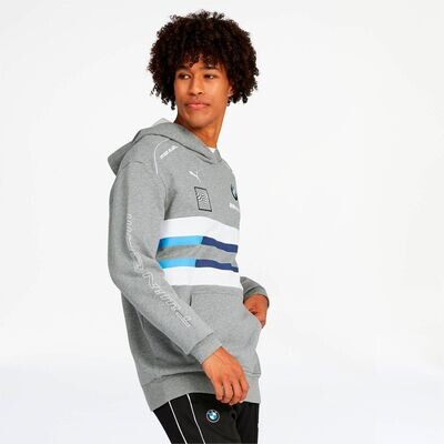Puma 59518103 Men’s BMW MMS Street Midlayer Hoodie /MEDIUM GRAY HEATHER