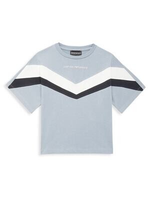 Armani 3R4TJV 1JWZZ Boy’s SS Chevron Logo T-Shirt/