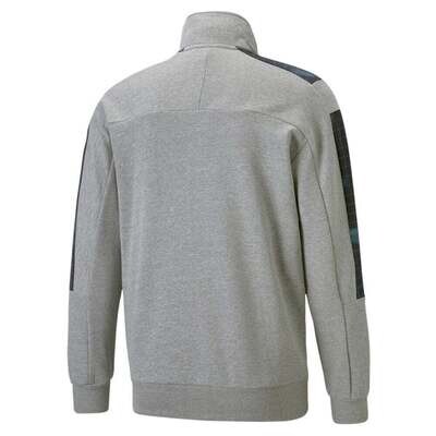 Puma 76319702 Men’s RBR T7 Full-Zip Jacket /MEDIUM GRAY HEATHER