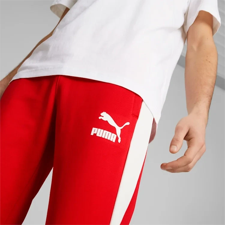 Puma 53009811 Men's Iconic T7 Track Pants – High Risk Red