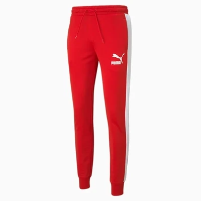 Puma 53009811 Men's Iconic T7 Track Pants/ HIGH RISK RED