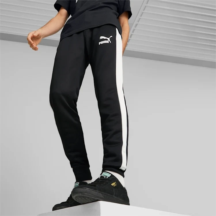 Puma 53009811 Men's Iconic T7 Track Pants – High Risk Red