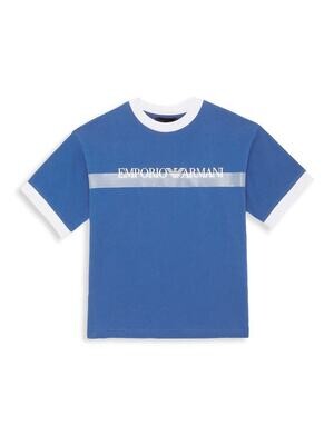Armani 3R4TJC 4J5UZ Boy's Short Sleeve Logo T-Shirt