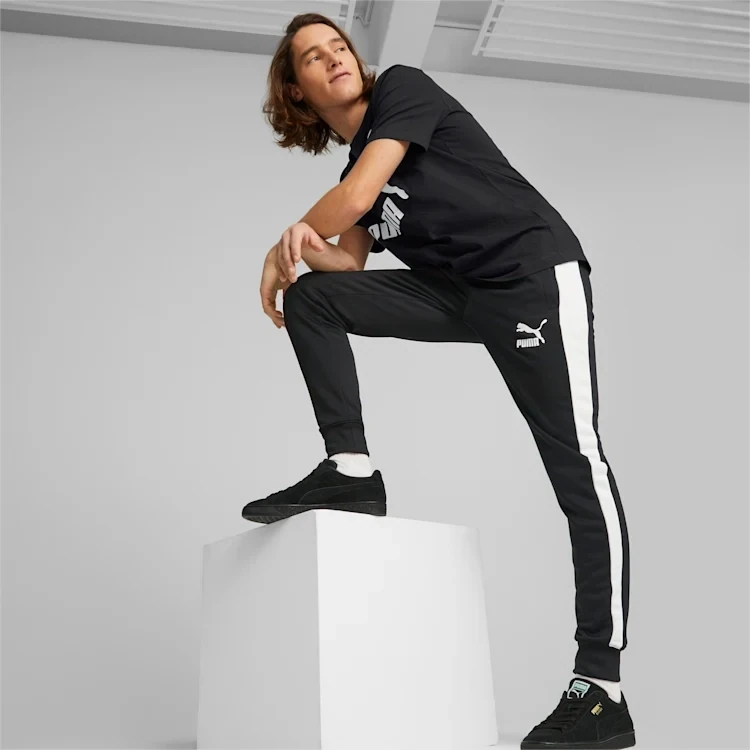 Puma 53009811 Men's Iconic T7 Track Pants – High Risk Red