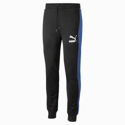 Puma 539485 56 Mens Black, Blue,& Orange Joggers