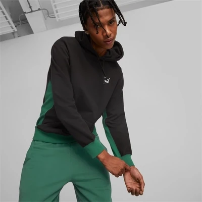 Puma 535619 56 Mens Black & Green Hoodie Puma 535619 56 Mens Black & Green Hoodie