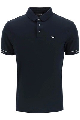 Armani 3R4F67 1JCYZ Boy’s Short Sleeve Logo Polo Shirt