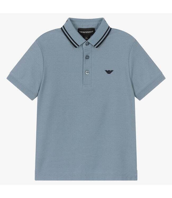 Armani 3R4F67 1JCYZ Boy’s Short Sleeve Logo Polo Shirt