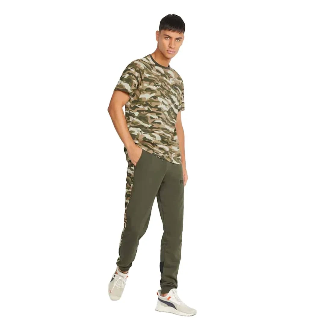 Puma 848561 Men’s Short Sleeve ESS+ Camo AOP T-Shirt – Forest Night