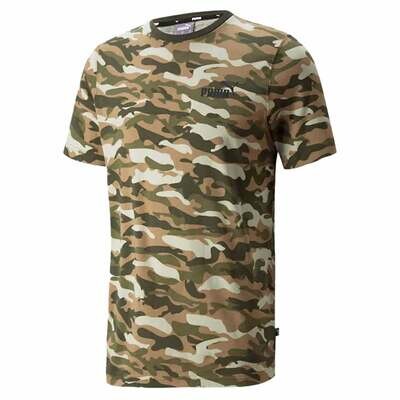 Puma 848561 Men’s Short Sleeve ESS+ Camo AOP T-Shirt – Forest Night