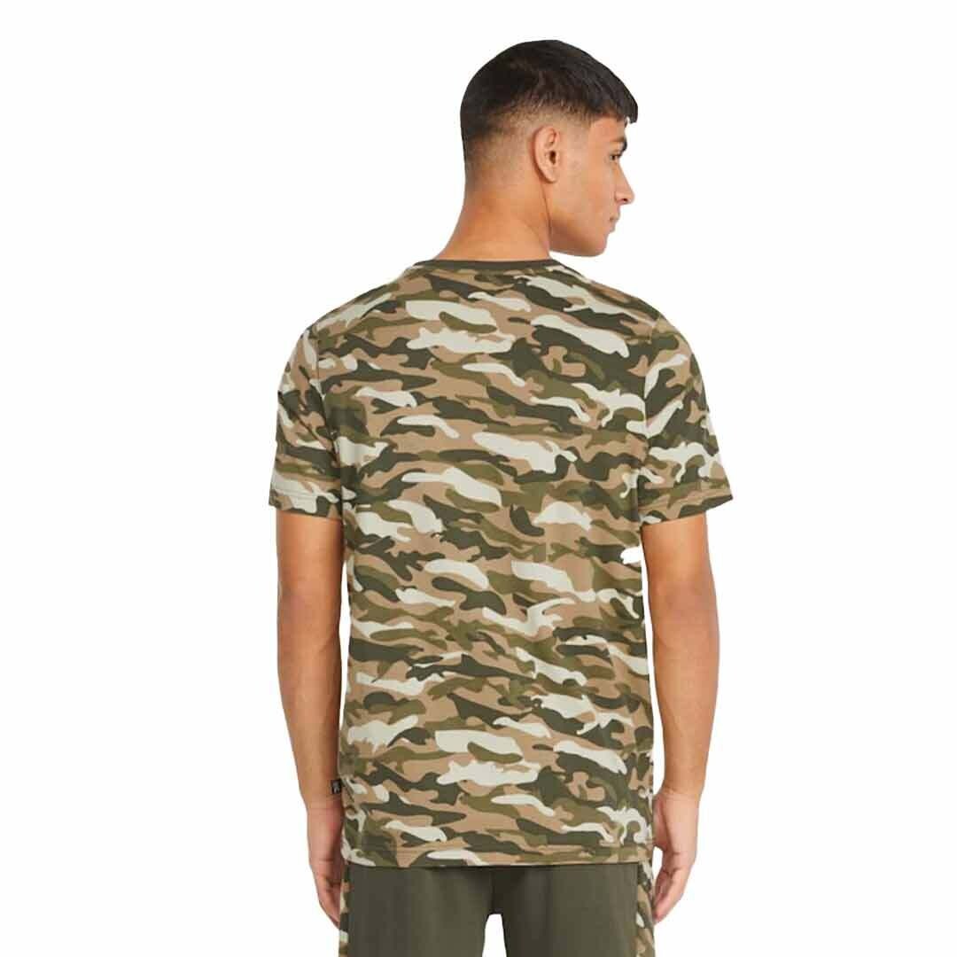 Puma 848561 Men’s Short Sleeve ESS+ Camo AOP T-Shirt – Forest Night