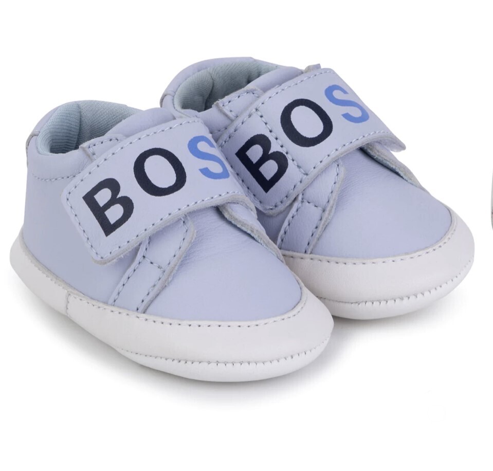 Hugo Boss J99112 Baby Boys Light Blue Shoes, Size: 16