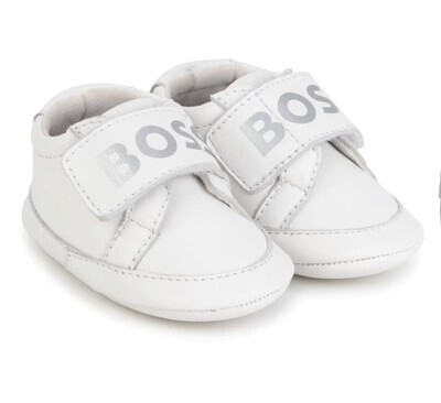Hugo Boss J99109 Baby Boys White Shoes