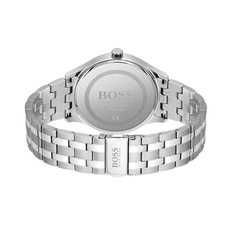 Hugo Boss 1513895 Blue Men's Elite Analog Stainless Steel Bracelet Watch