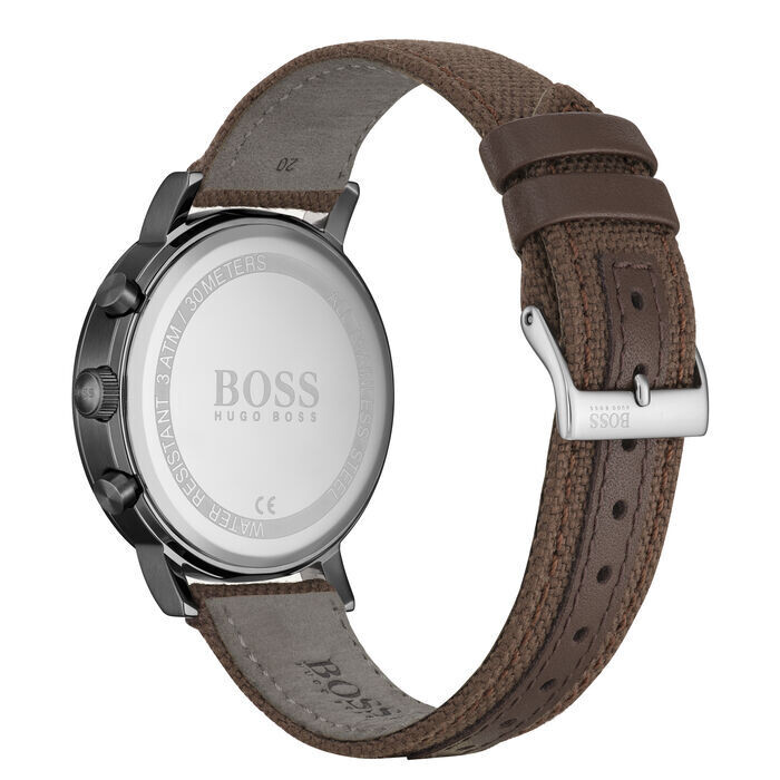 BOSS 1513690 Mens Spirit Chronograph Brown Strap Watch