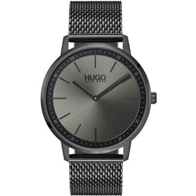Hugo Boss 1520012 Mens Watch Grey Face grey Metal Strap