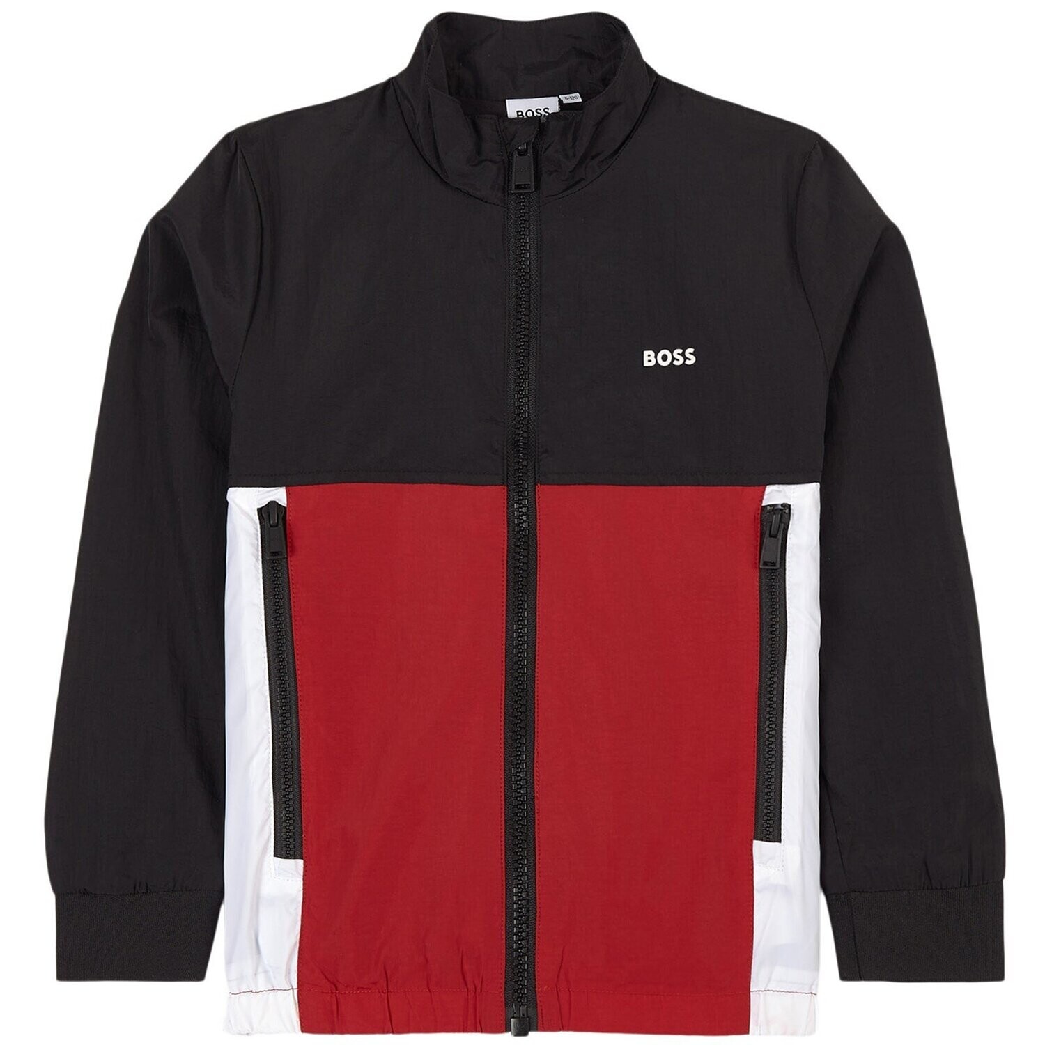 Hugo Boss J25M79 Boy s Zip Up Track Sweatshirt BLACK