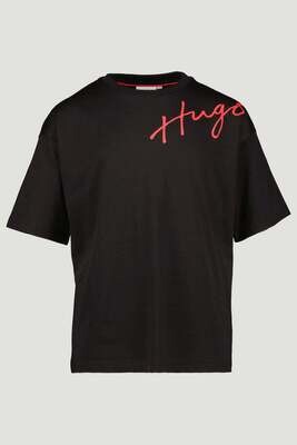 Hugo Boss G25105 Black Short Sleeve Tee with Logo
