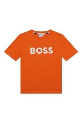Hugo Boss J25O04 Boy's SS BOSS T-Shirt /PEACH