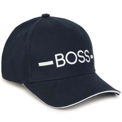 Hugo Boss J21247/849 Navy Boy Hat white logo