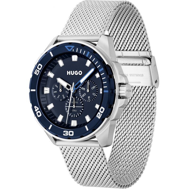 Hugo Boss 1530287 Men Watch blue dial stainless steel strap