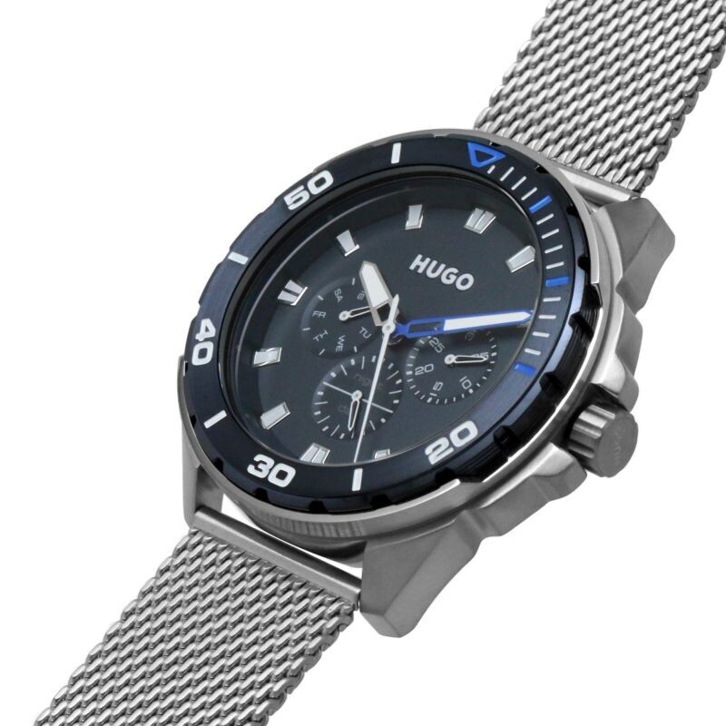 Hugo Boss 1530287 Men Watch blue dial stainless steel strap