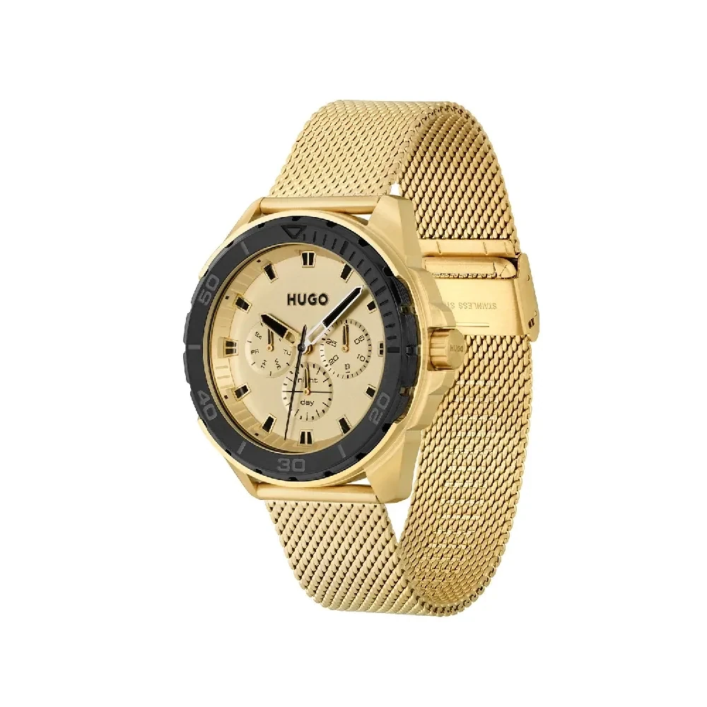 Hugo Boss 1530288 Watch Gold Ion plated strap with gold dial
