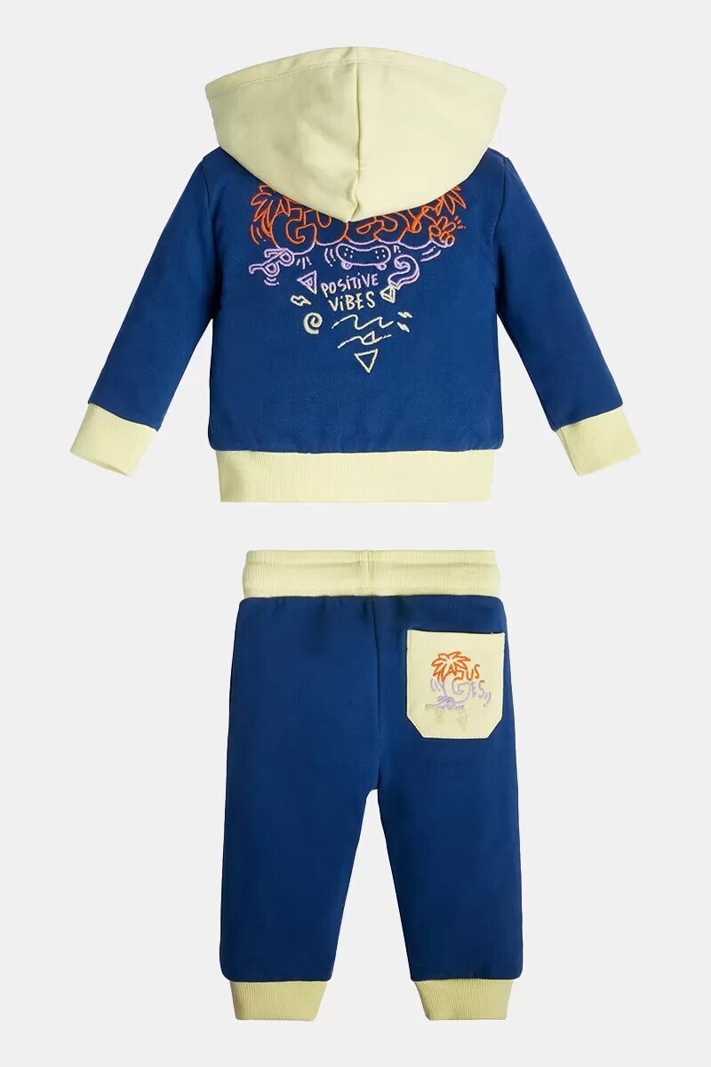Guess I3GG05KA6R3 Baby Boy's Long Sleeve Hoodie & Jogger Pants Set 2PC