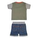 Guess I3RG15K5M20 Baby Boy's SS T-Shirt & Denim Shorts Set 2PC/