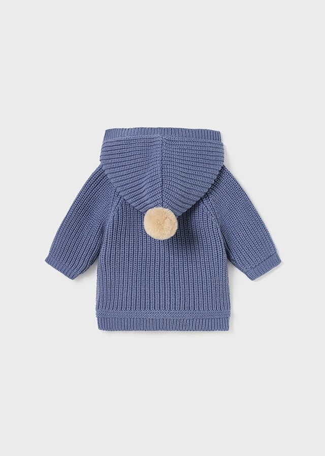 Mayoral 2302 Baby's Long Sleeve Hooded Knit Cardigan