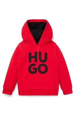 Hugo Boss G25152 Boy's LS Logo Hoodie/