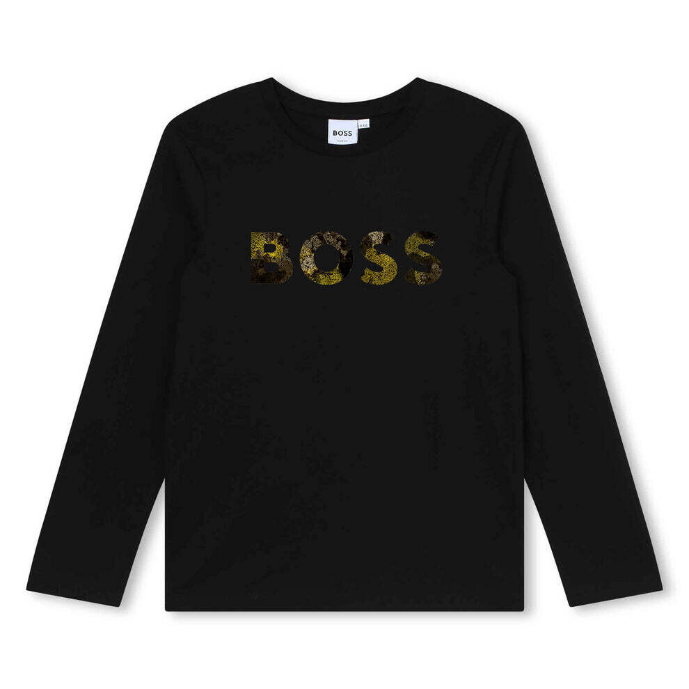 Hugo boss black and gold t shirt hot sale