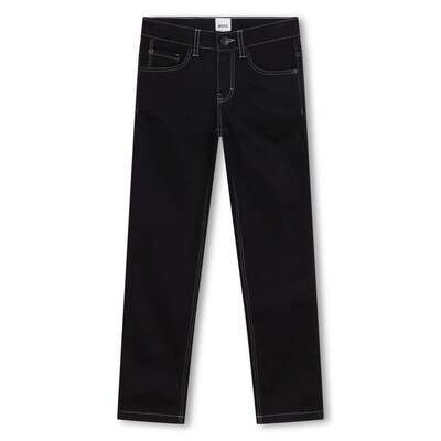 Hugo Boss J24875 Boy's Slim Fit Jeans/ DENIM BLACK
