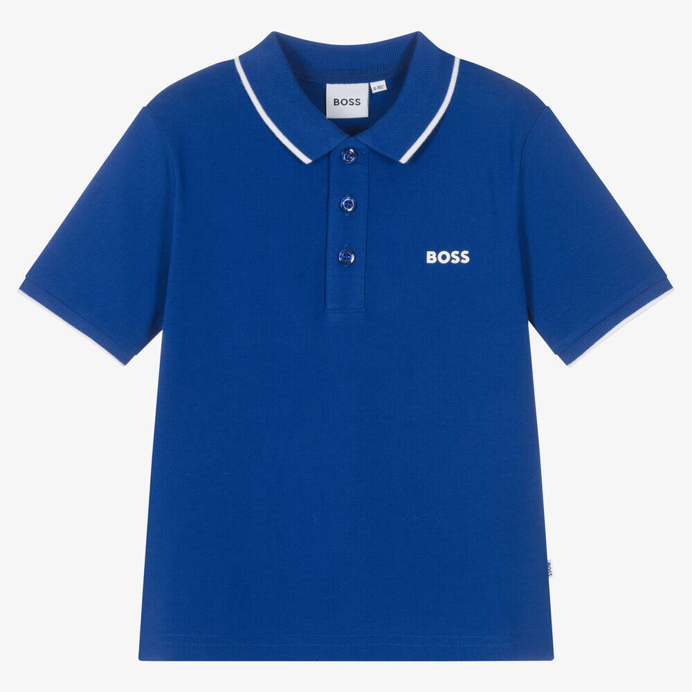 Hugo Boss J05989 Boy's Short Sleeve Polo Shirt