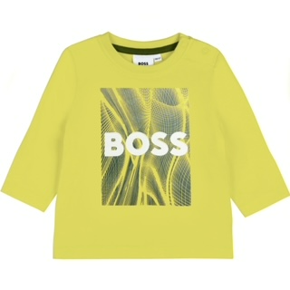 Hugo Boss J05949 Boy’s LS T-Shirt /LIME