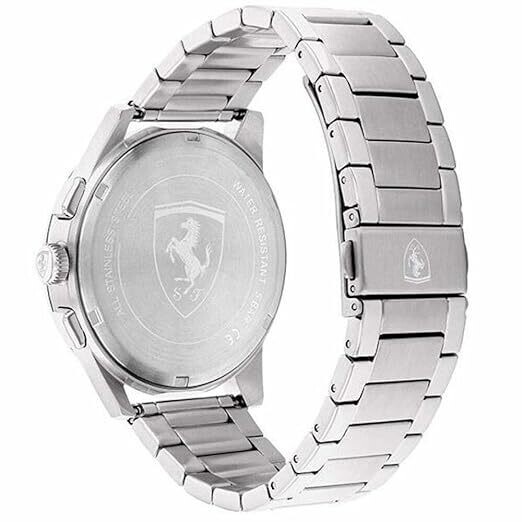 Ferrari 0830831 Stainlesss Steel Grand Tour Analog Black Dial Men's Watch
