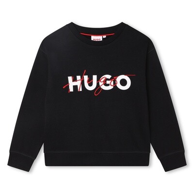 Hugo Boss G25153 Boy's Long Sleeve Logo Sweatshirt