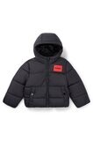 Hugo Boss G26111 Boy's LS Logo Puffer Coat/