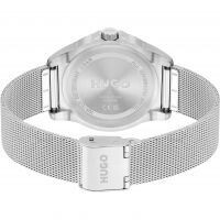 Hugo Boss 1540162 Women's #Dance Stainless Steel Mesh Band Watch w/ Silver Dial