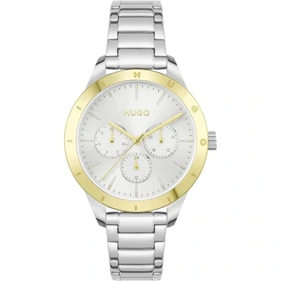 Hugo Boss 1540090 Women's #Friend Quartz Stainless Steel Band w/ Silver Dial