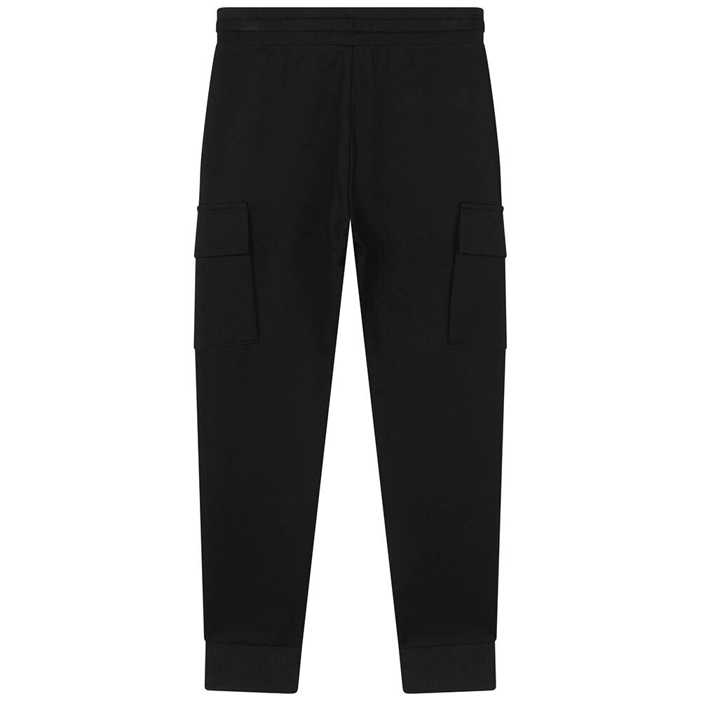 Hugo Boss J14250 Black Sweatpants with Cargo Pockets