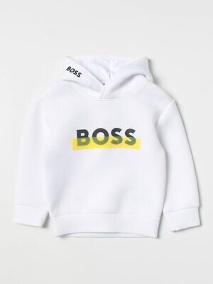 Hugo Boss J25M58 Boy’s Hooded Sweatshirt – White