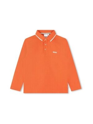 Hugo Boss J25O90 Boy's LS Polo Shirt/