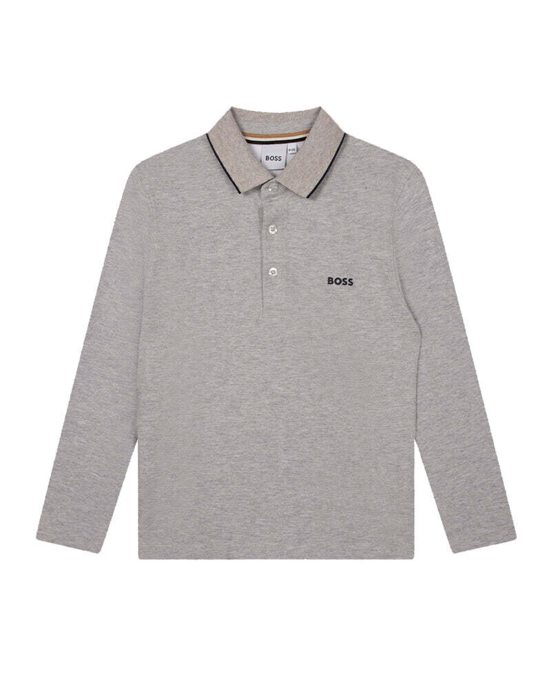 Hugo Boss J25O90 Boy's LS Polo Shirt/