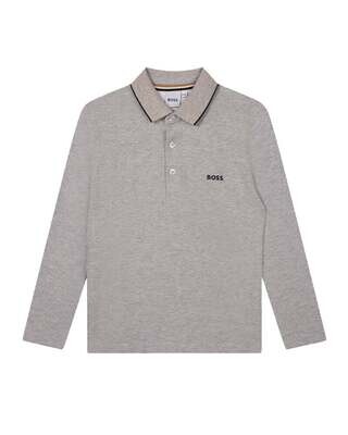 Hugo Boss J25O90 Boy's LS Polo Shirt/