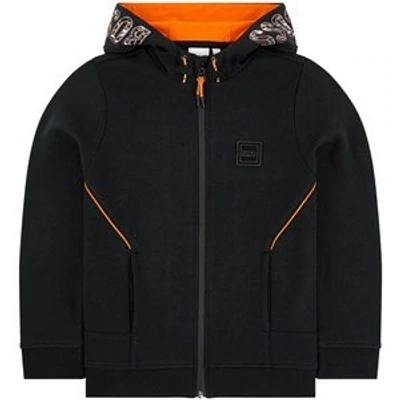Hugo Boss Black And Orange Hoodie J25G81/09B