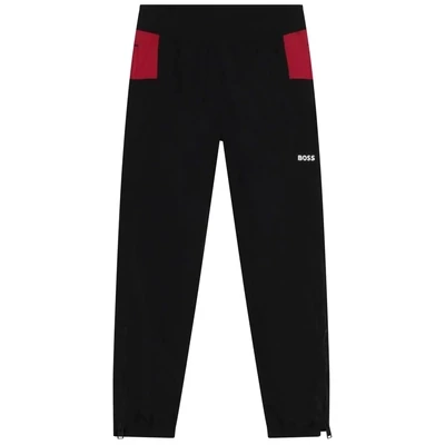 Hugo Boss J24797 Boy’s Track Joggers – Black