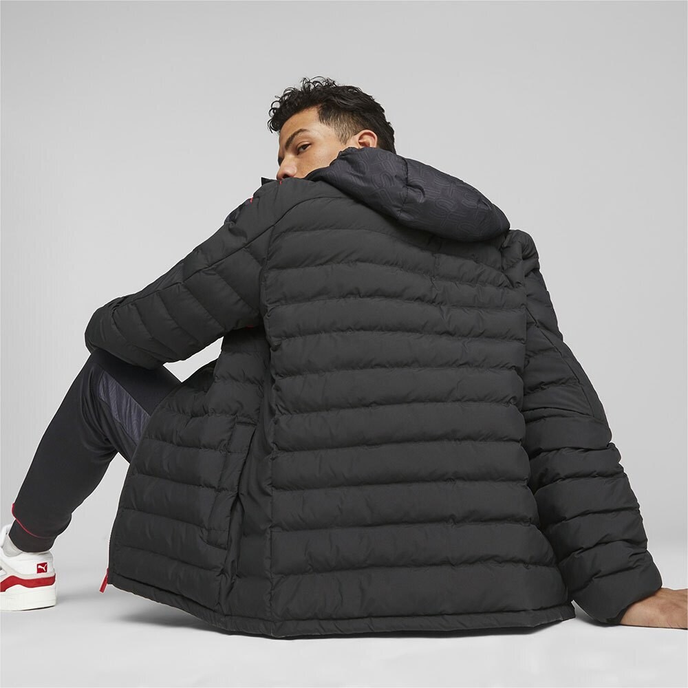 Puma 620934 01 Men's Ferrari Race T7 EcoLite Puffer Coat