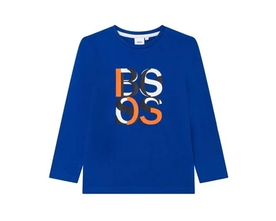 Hugo Boss J05872/829 Boy’s 2 BlueLong Sleeve T-Shirt
