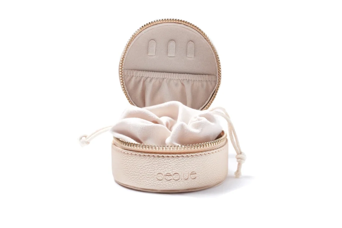 Beblue BACTRAVEL-R-GLD Gold The Nomad Travel Pouch Jewellery Box